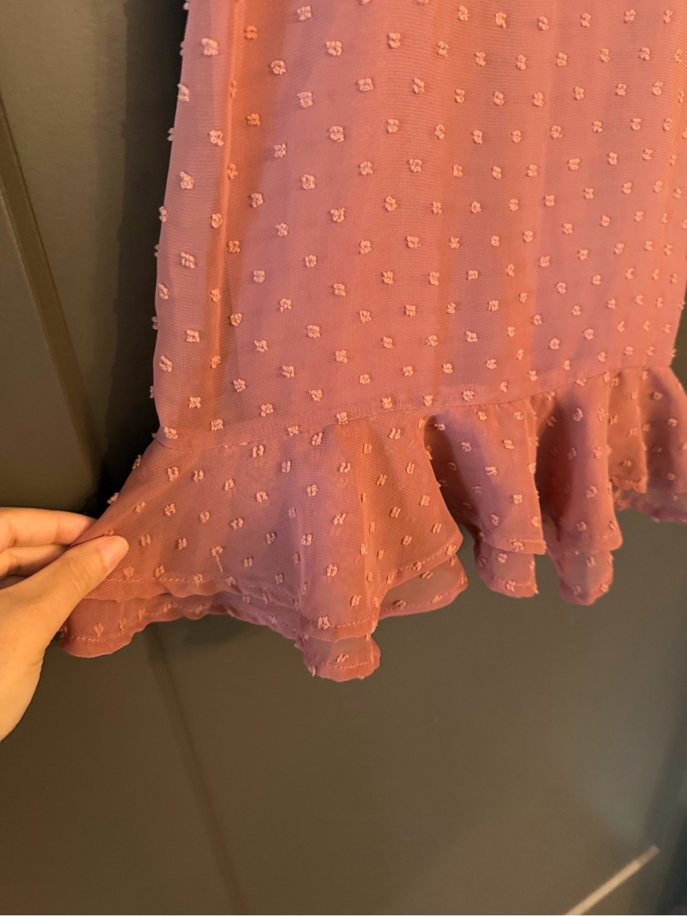 Women’s Alterd State Dusty Rose Sundress with Ruffle Hem size XS - Picture 2 of 7